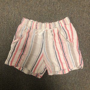 Cotton Bohemian Striped Shorts